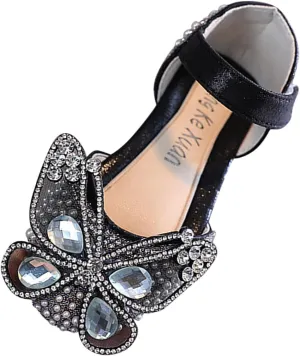 EnJoCho Baby Solid Color Shoes Fashion Spring Summer Girls Dress Dance Show Princess Shoes Pearl Rhinestone Mesh Sandals