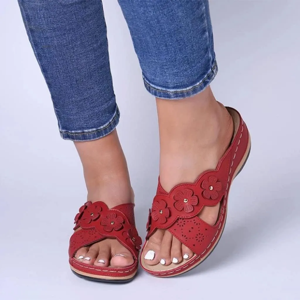Fashion Slides Sandals for Women Open Toe Arch Support Slides Fashion Slippers Women's Pillow Slippers