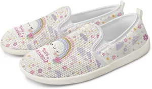 Fashion Sneakers for Women Shoes Lightweight Walking Casual Slip Ons Comfortable Art Painted Soft Athletic Travel Shoes for Ladies Sea Serise US Size 6-11
