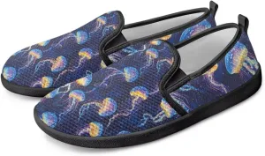 Fashion Sneakers for Women Shoes Lightweight Walking Casual Slip Ons Comfortable Art Painted Soft Athletic Travel Shoes for Ladies Sea Serise US Size 6-11