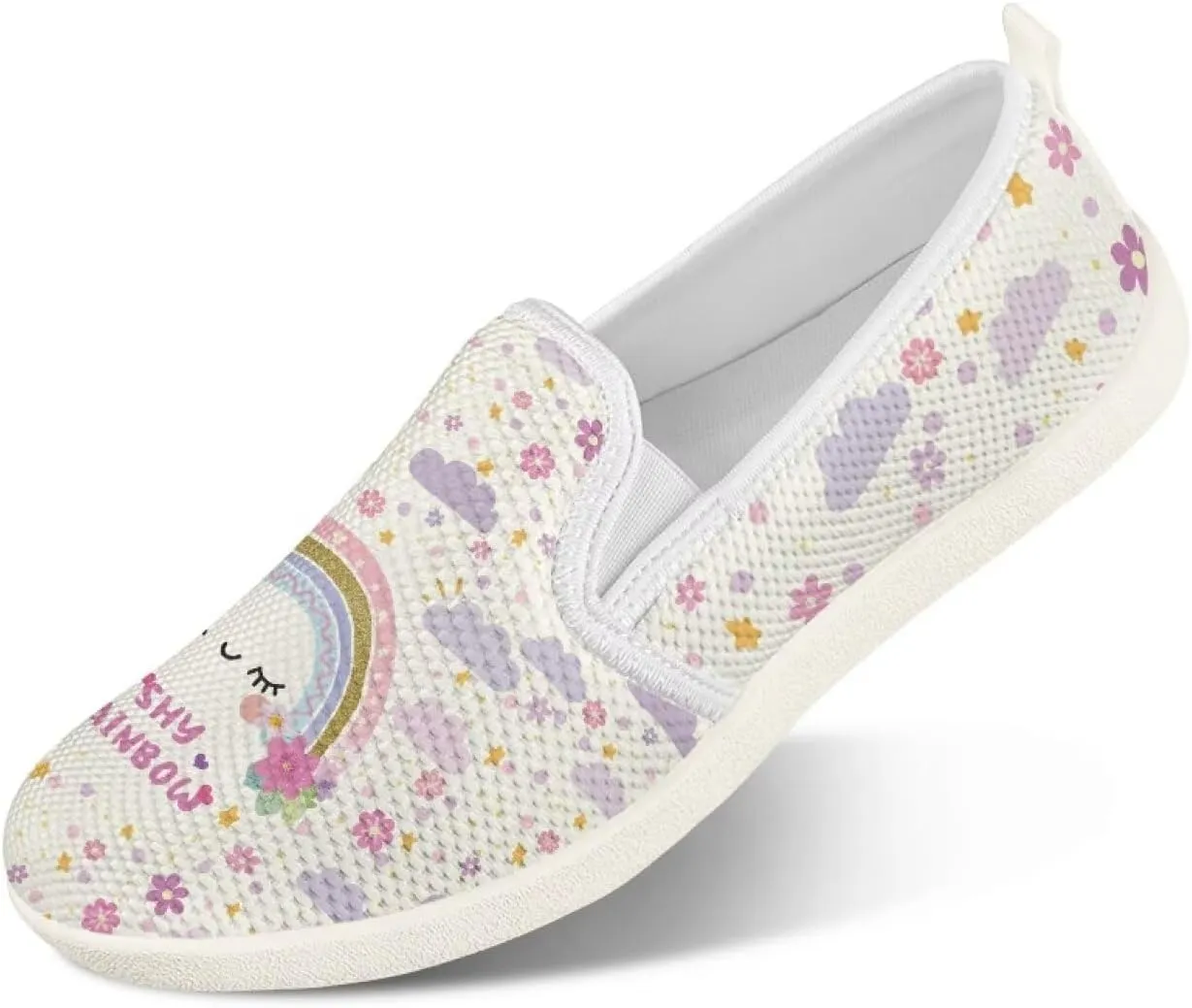 Fashion Sneakers for Women Shoes Lightweight Walking Casual Slip Ons Comfortable Art Painted Soft Athletic Travel Shoes for Ladies Sea Serise US Size 6-11