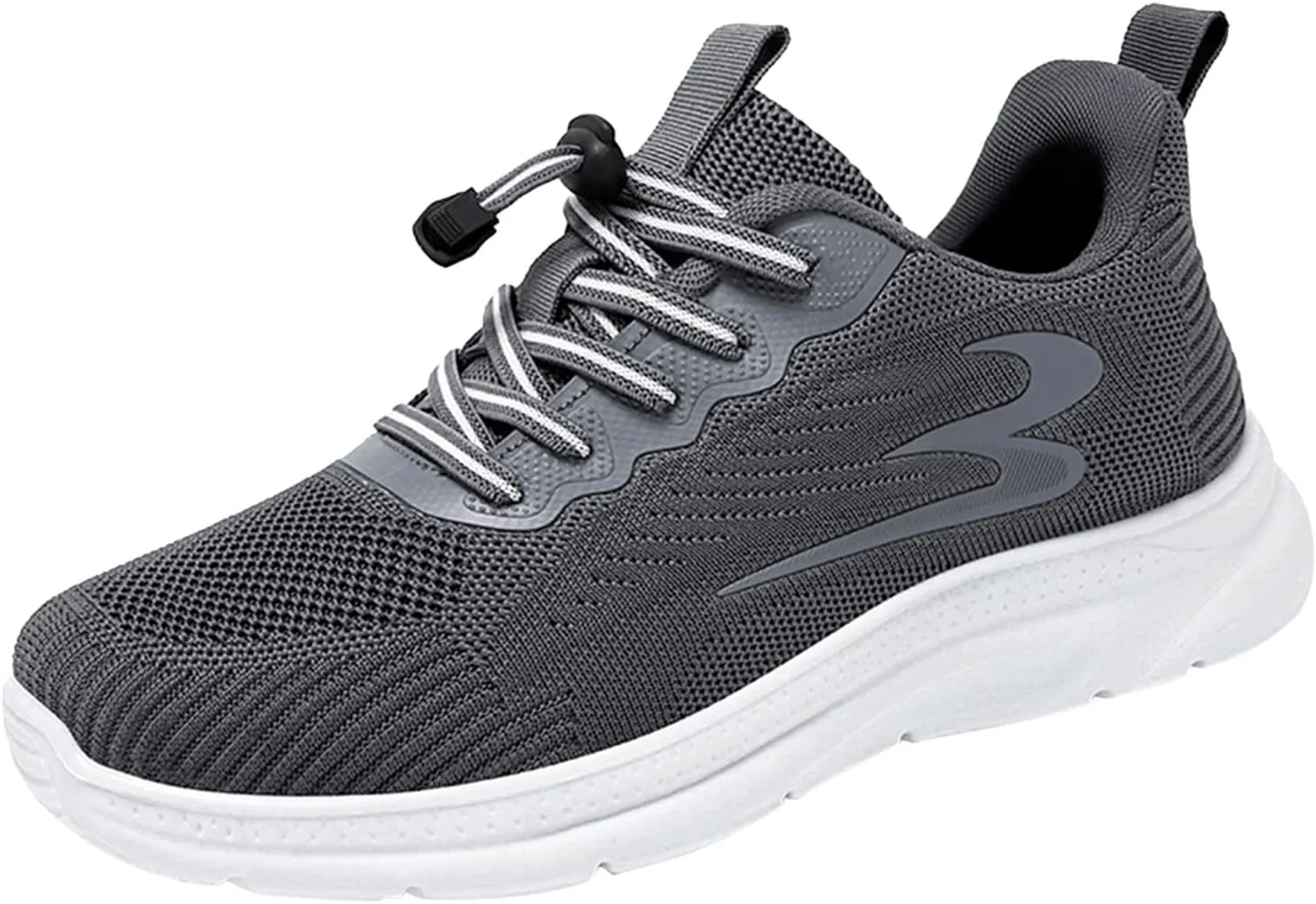 Fashion Summer and Men Shoes Fly Woven Mesh Breathable Elastic Band Casual Easy to Wear Mens Basketball Sneaker