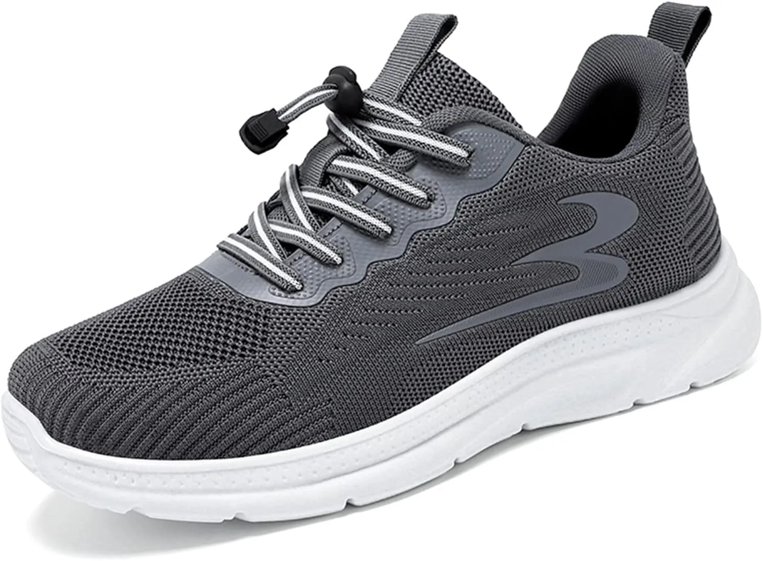 Fashion Summer and Men Shoes Fly Woven Mesh Breathable Elastic Band Casual Easy to Wear Mens Basketball Sneaker