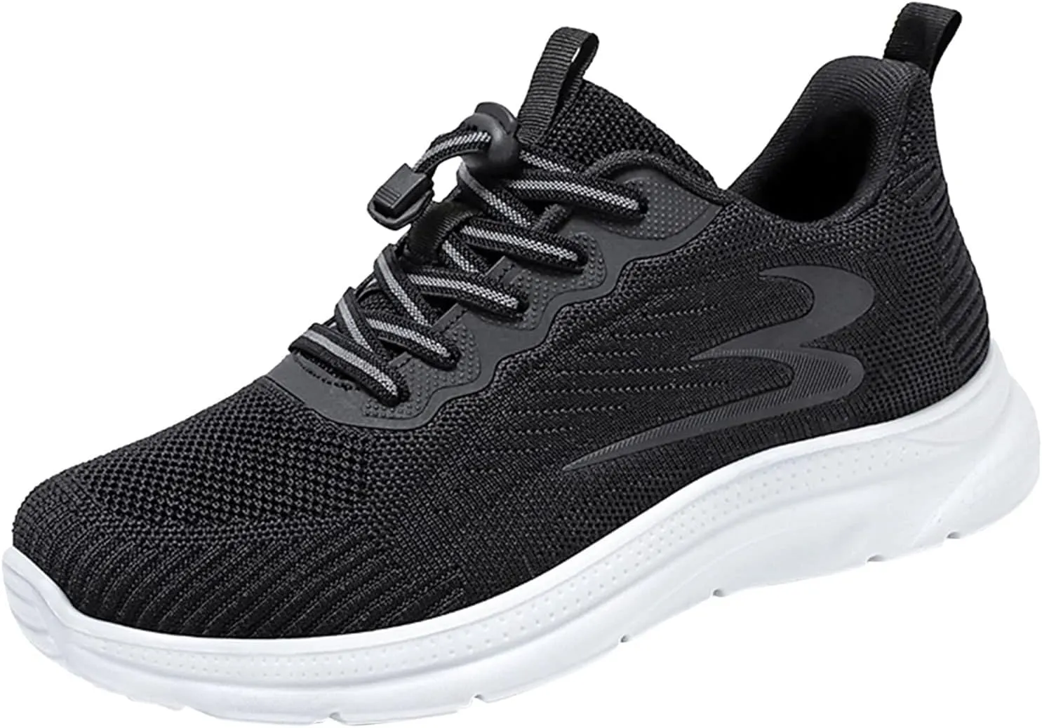 Fashion Summer and Men Shoes Fly Woven Mesh Breathable Elastic Band Casual Easy to Wear Mens Basketball Sneaker