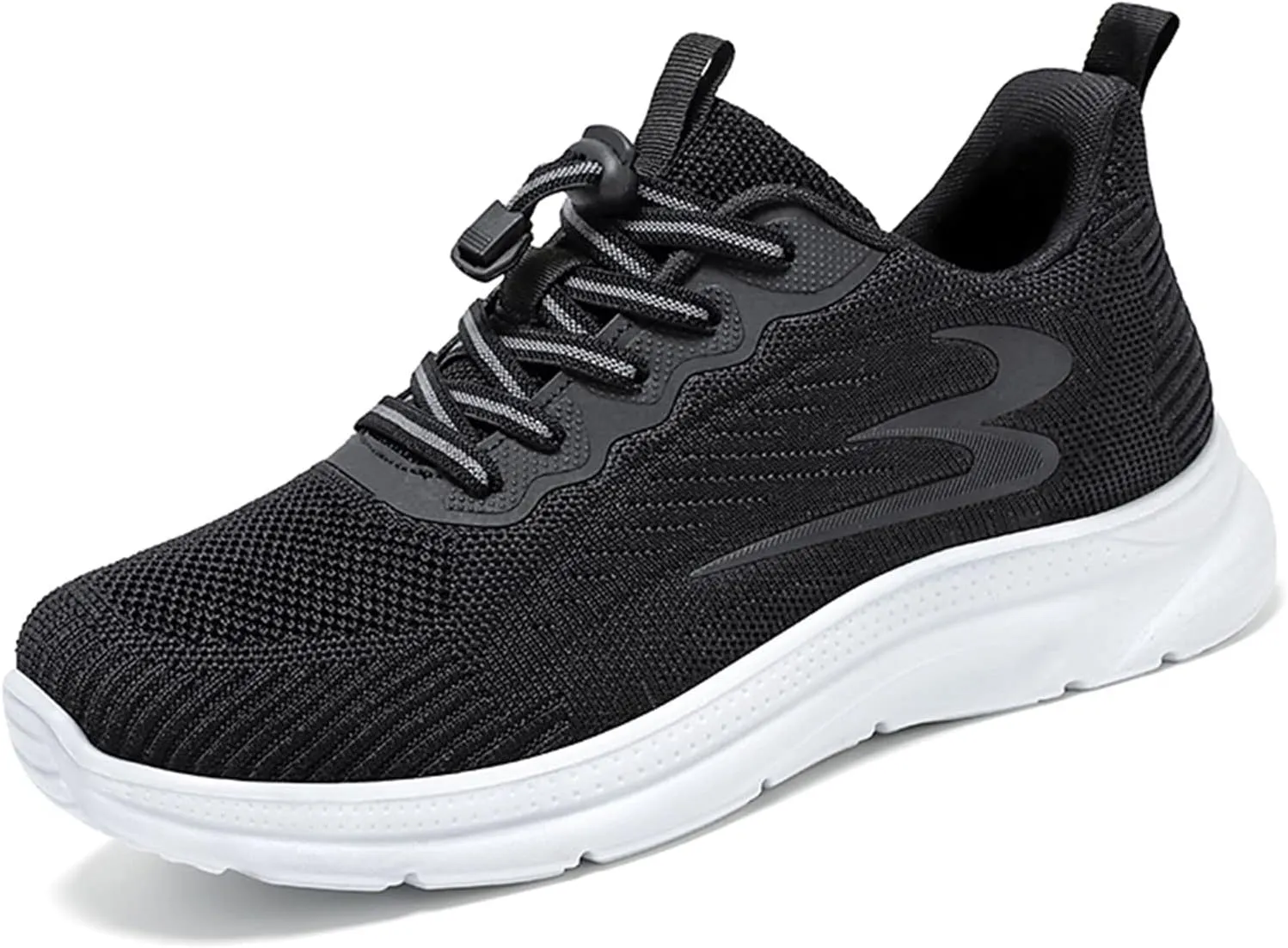 Fashion Summer and Men Shoes Fly Woven Mesh Breathable Elastic Band Casual Easy to Wear Mens Basketball Sneaker