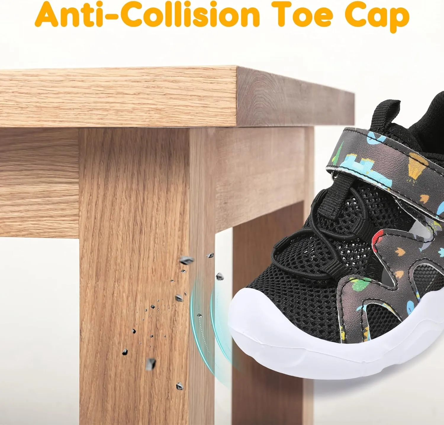 FEETCITY Wide Toddler Shoes Slip on Sneakers Boys Girls Toddler Tennis Shoes Sports Shoes Walking Shoes