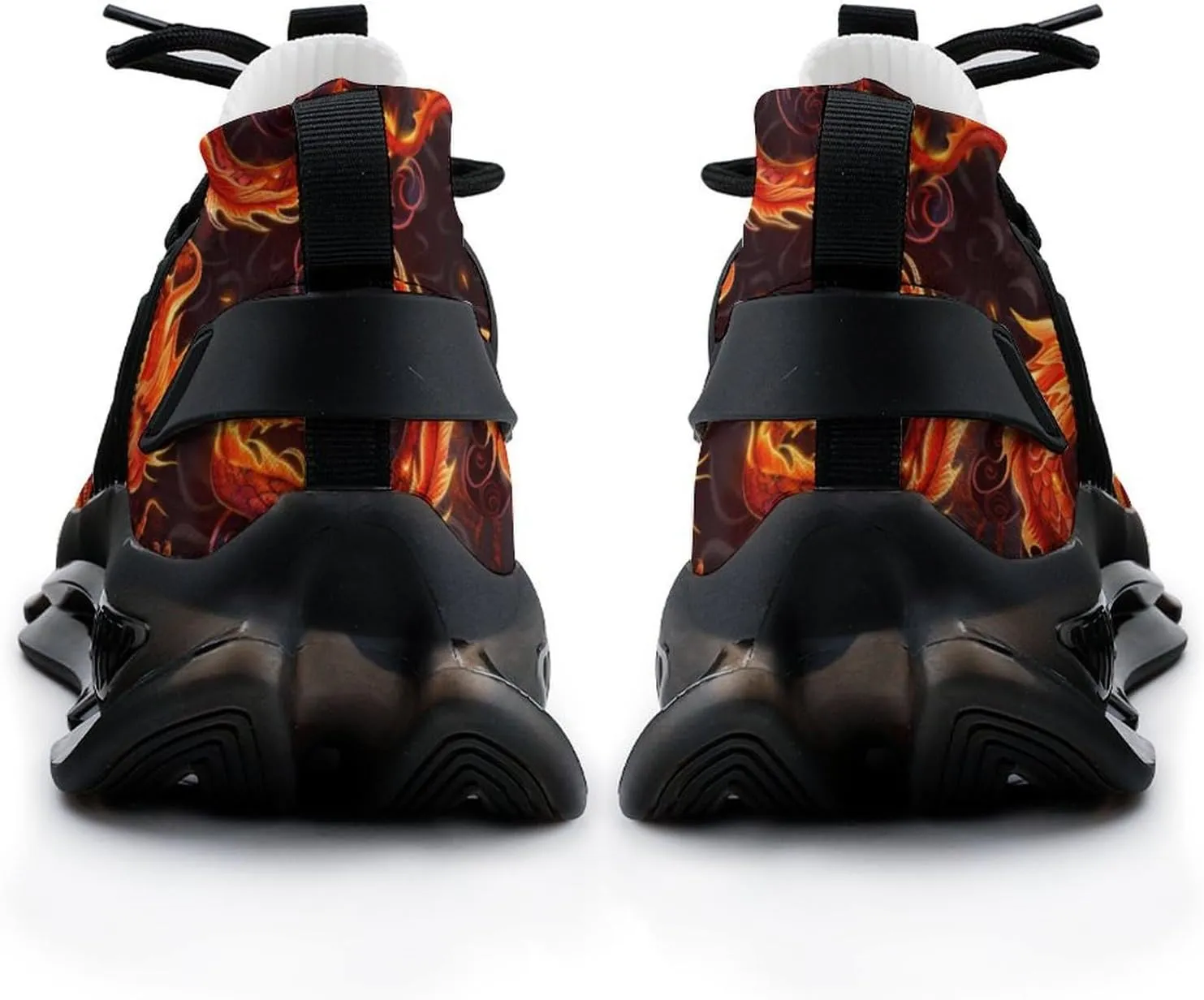 Fire Dragon Men's Running Shoes Lightweight Walking Shoe Breathable Sneaker
