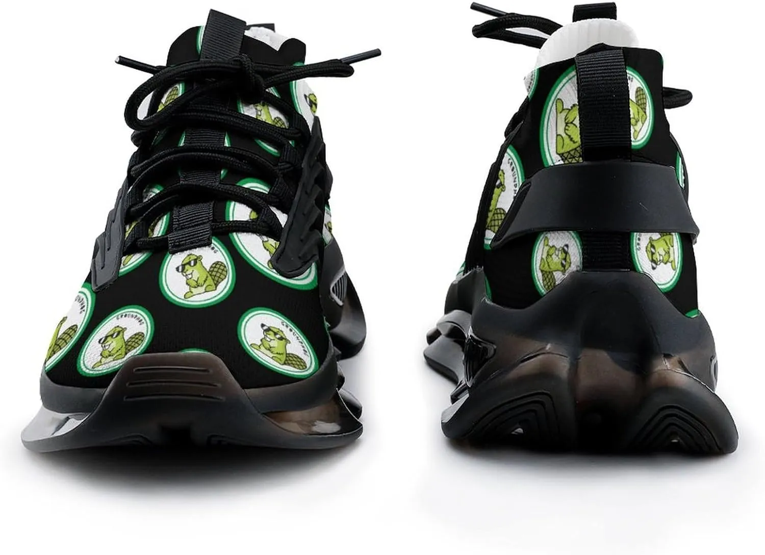 Funny Groundhog Men's Running Shoes Lightweight Walking Shoe Breathable Sneaker