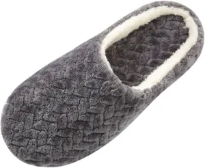 Gibobby Slippers for Women Fuzzy Fluffy Christmas Slippers Warm Cozy House Slippers Slip-on Indoor Outdoor Slippers