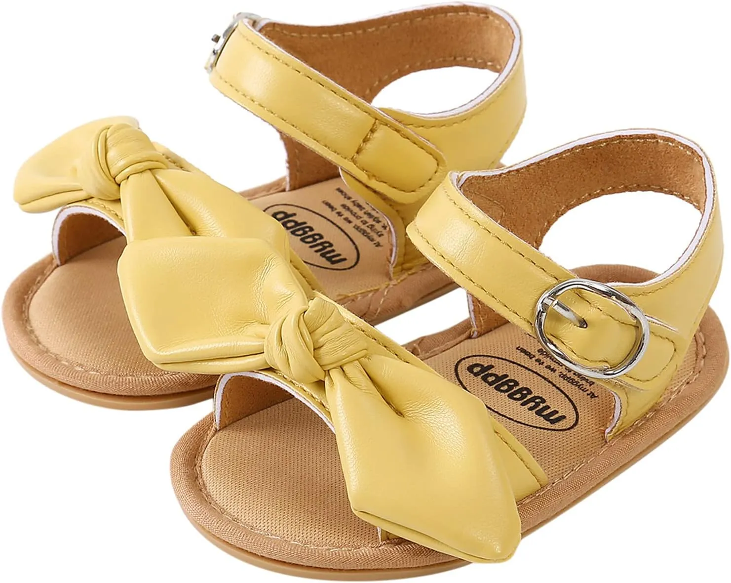 Girl Sandals Size 13 Bowknot Prewalker Walkers 0-18M First Kids Sandals Barefoot Non-Slip Bots Flip Flops