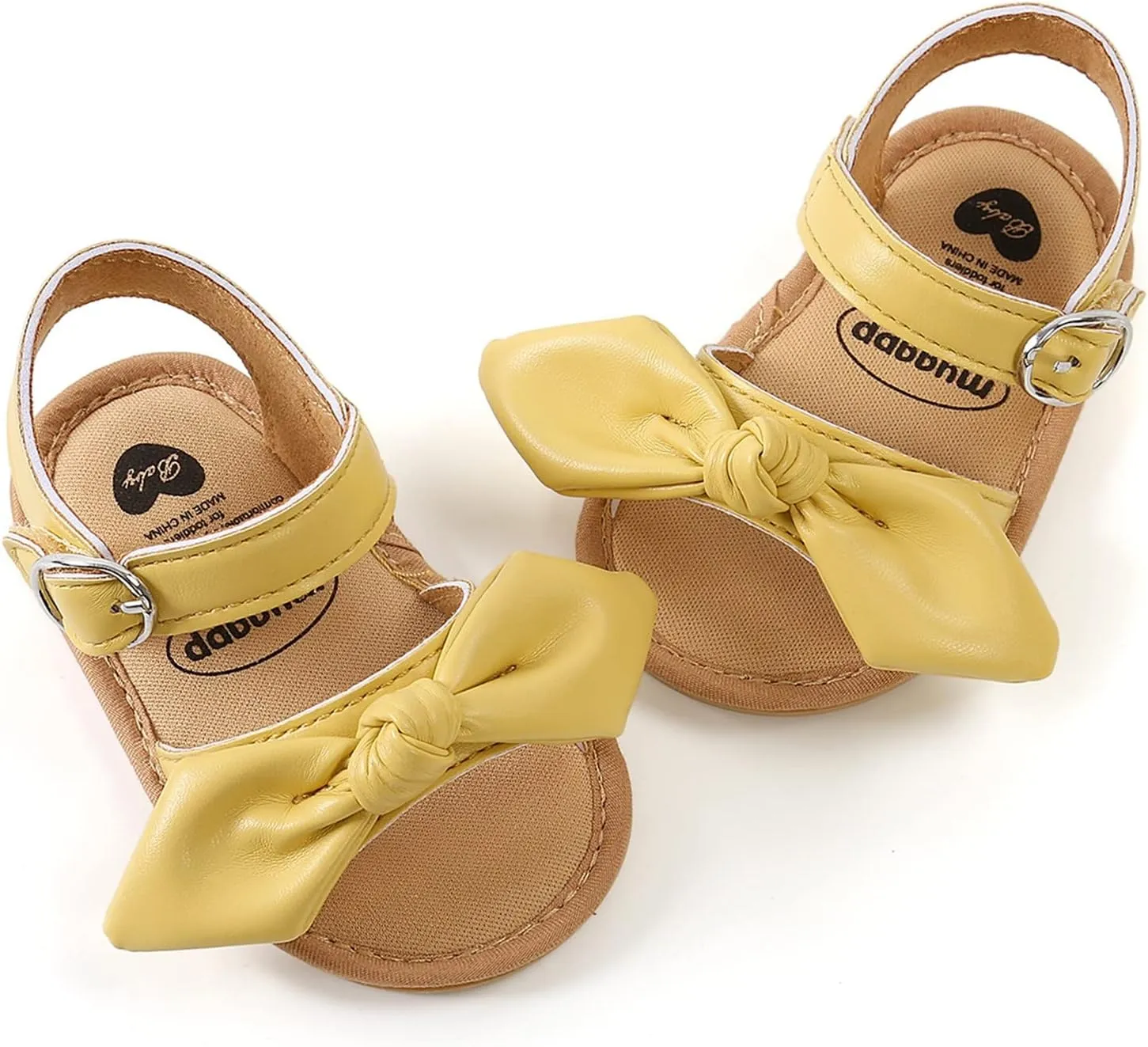 Girl Sandals Size 13 Bowknot Prewalker Walkers 0-18M First Kids Sandals Barefoot Non-Slip Bots Flip Flops