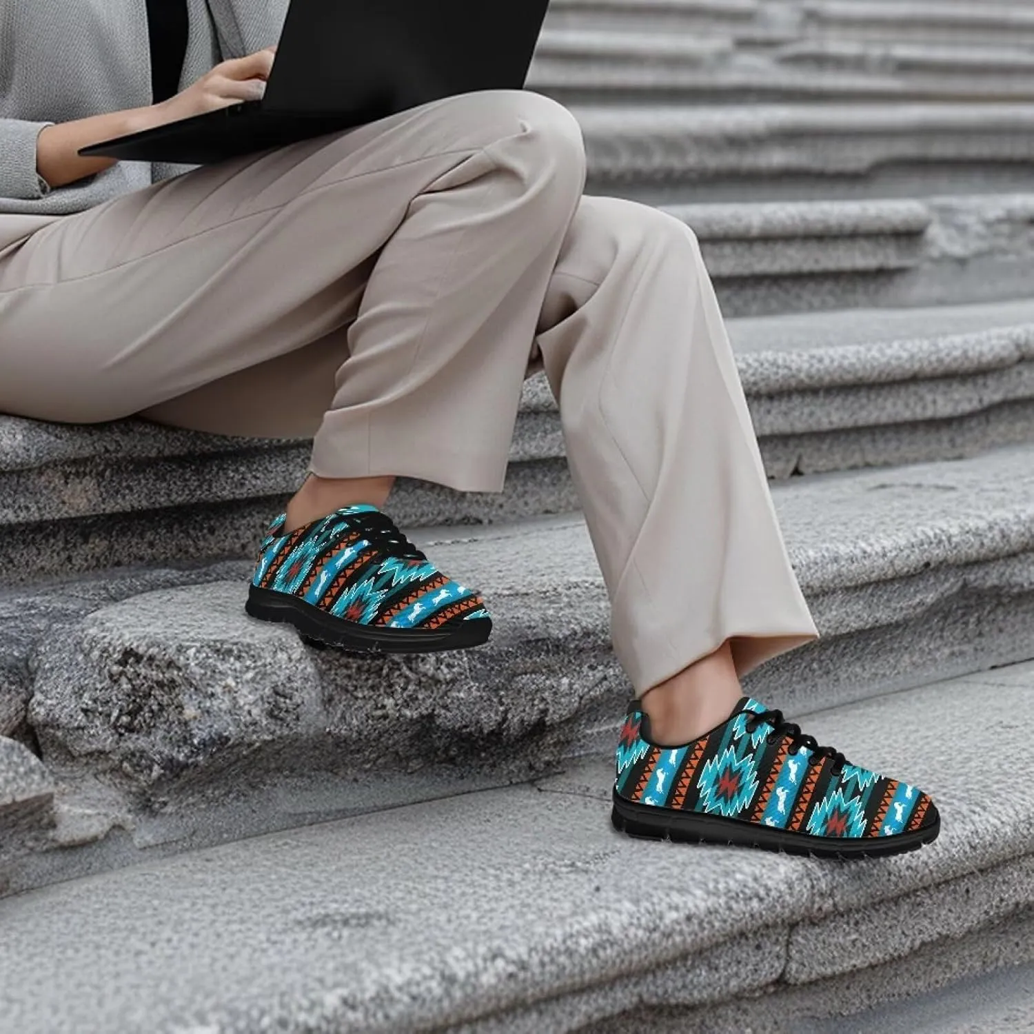 Gym Sports Athletic Trail Sneakers Comfort Go Easy Walking Lace-up Footwear