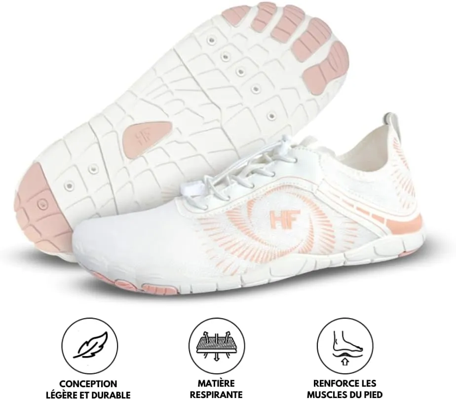 HF Active - Active Lifestyle Pain Relief Barefoot Shoes, Wide Toe Box, Lightweight Breathable, Flexible Minimalist Walking Shoe, Experience Real Barefoot Feeling