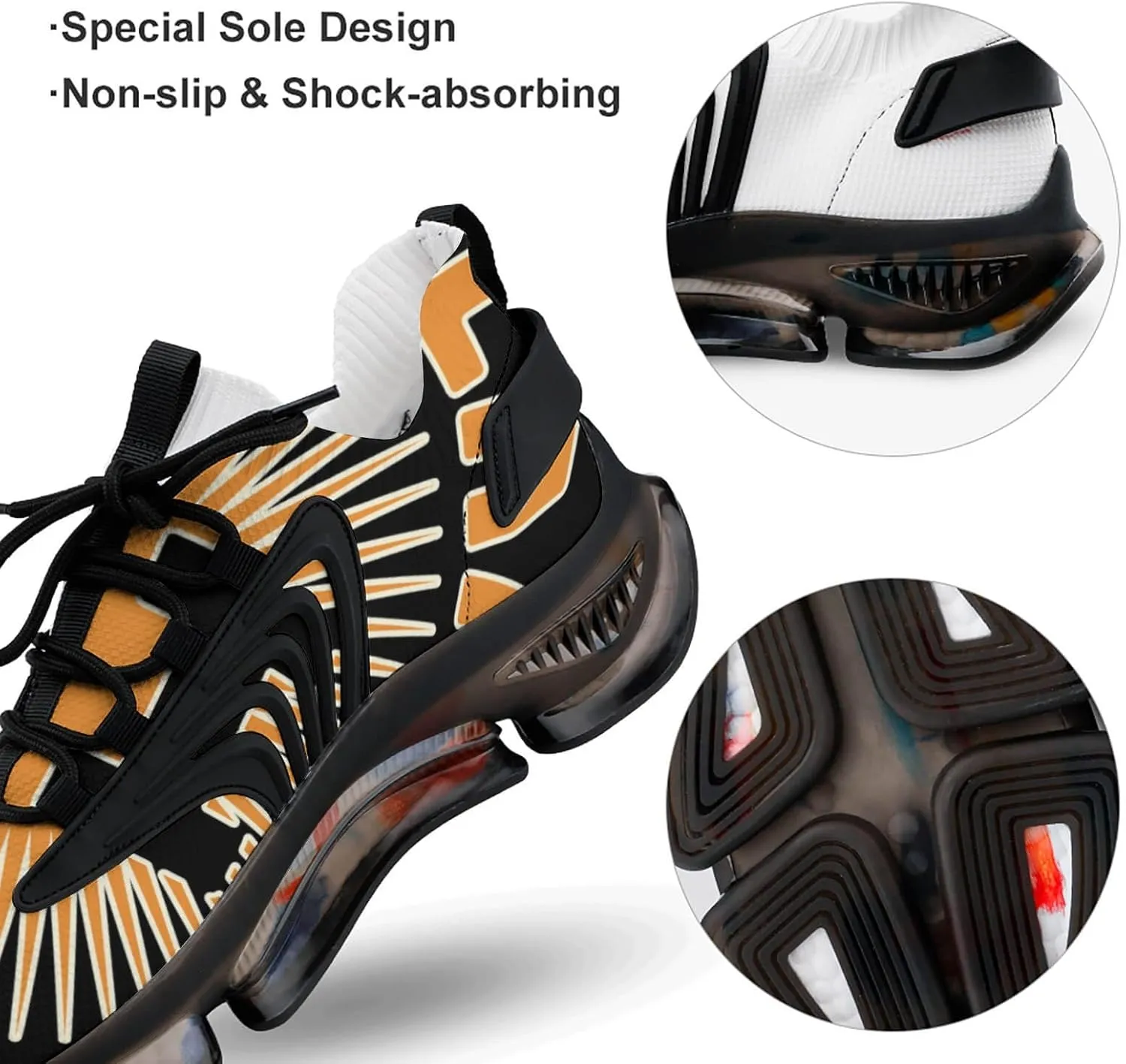 Hi I Don't Care Thanks Men's Running Shoes Lightweight Walking Shoe Breathable Sneaker