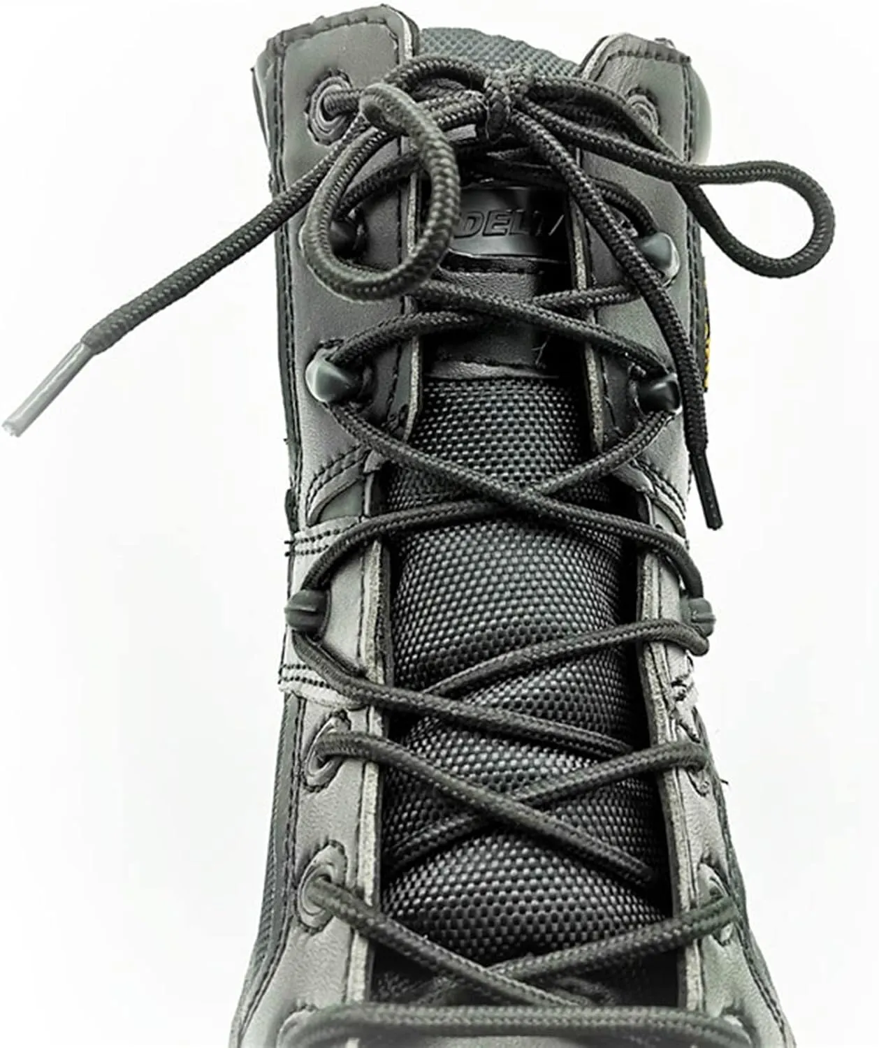 High Rise Hiking Boots, High- top Combat Tactical Boots,Man' s Outdoor Breathable Desert Shoes, Side Zipper Army Patrol Safety Footwear, for Trekking,Hunting, Working,Walking,Climbing