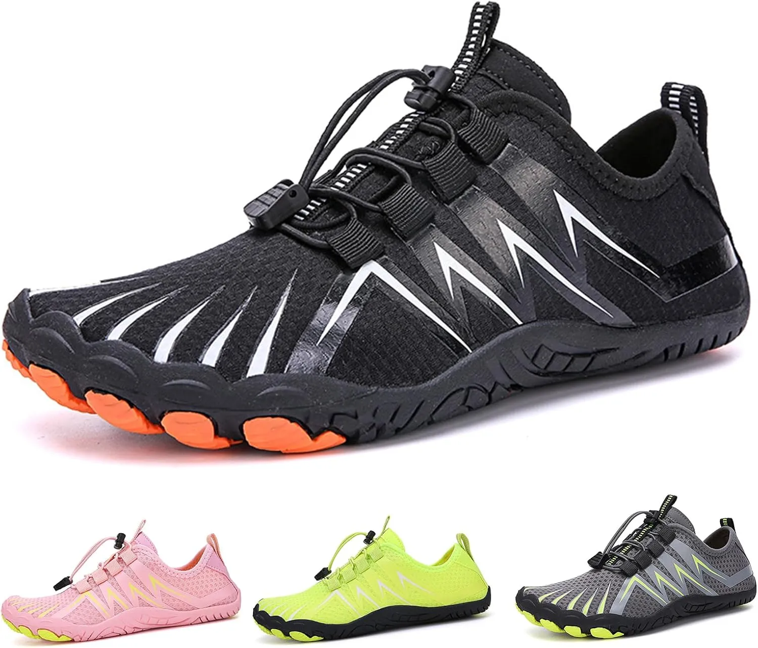 Hike Barefoot Shoes for Women Men Breathable & Non-Slip Athletic Footwear Wide Toe Water Shoes Pro Footwear Barefoot Shoe Hiking Walking Barefoot Sneakers Unisex