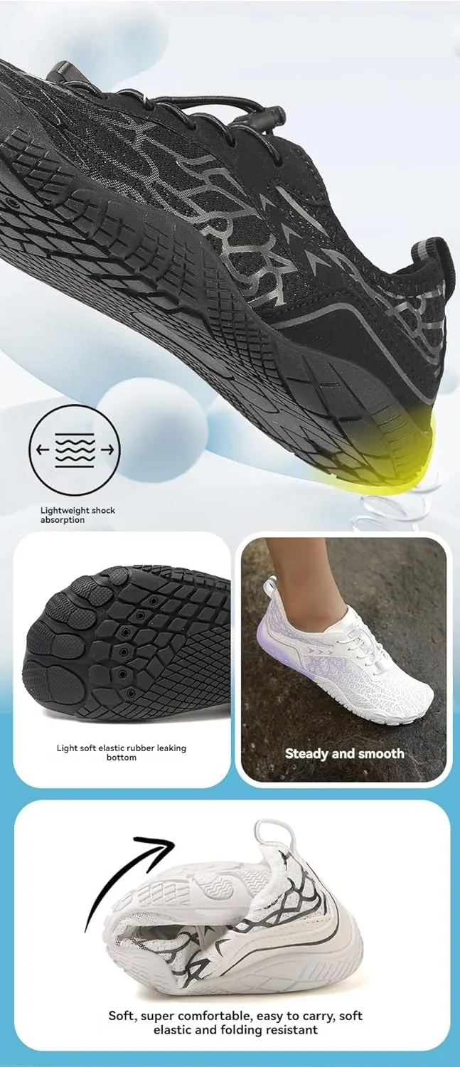 Hiking Footwear Barefoot Shoes Women Men, Pro Barefoot Shoes with Wide Toe Box Healthy & Non-Slip Breathable Beach Water Shoe Lightweight Walking Shoe Unisex Running Sneakers