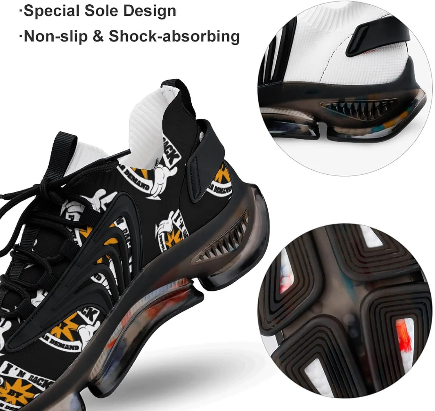 I'm Back by Popular Demand Men's Running Shoes Lightweight Walking Shoe Breathable Sneaker