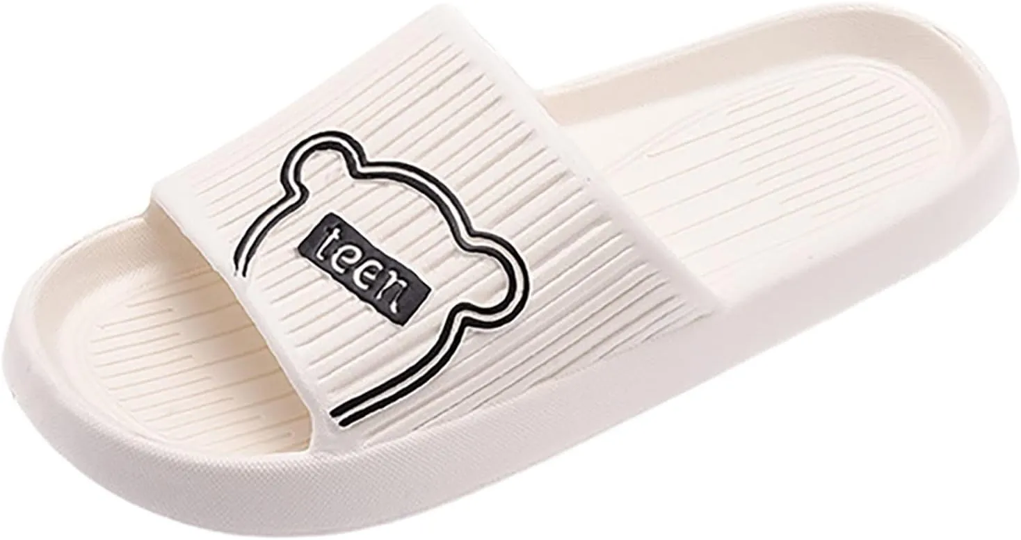 Indoor Slippers Mens Quick Drying Shower Slippers with Open Toe Lightweight Beach Sandals with Drain Holes