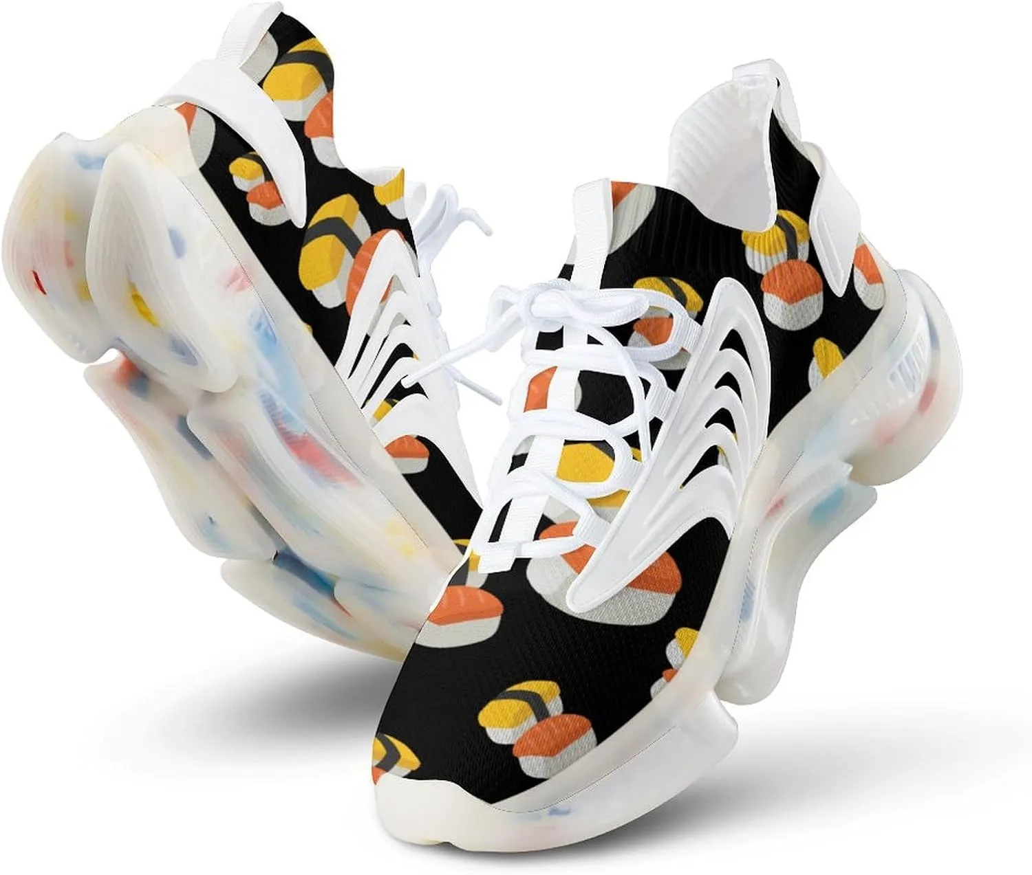 Japanese Sushi Men's Running Shoes Lightweight Walking Shoe Breathable Sneaker