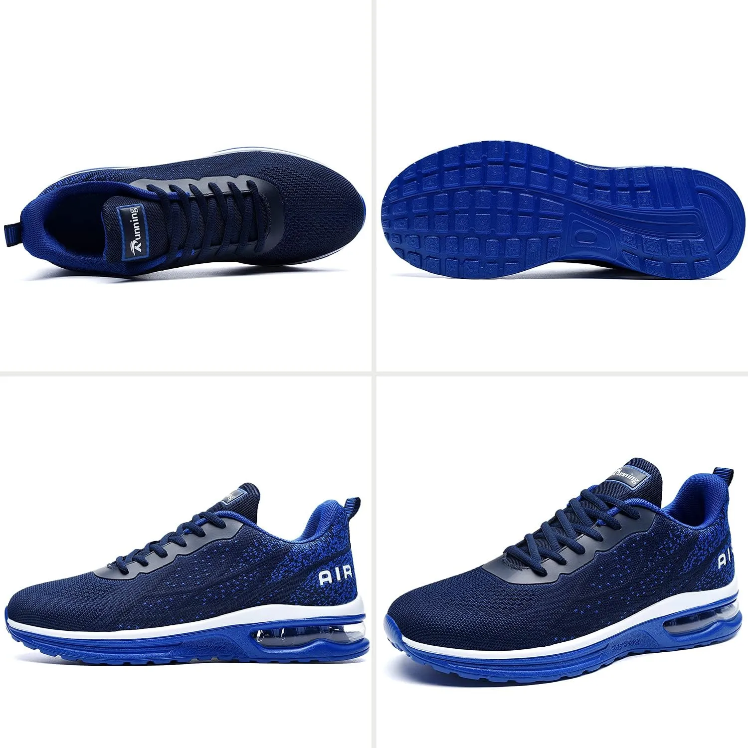 JARLIF Men's Lightweight Athletic Running Shoes Breathable Sport Air Fitness Gym Jogging Sneakers (Size 6.5-12.5)