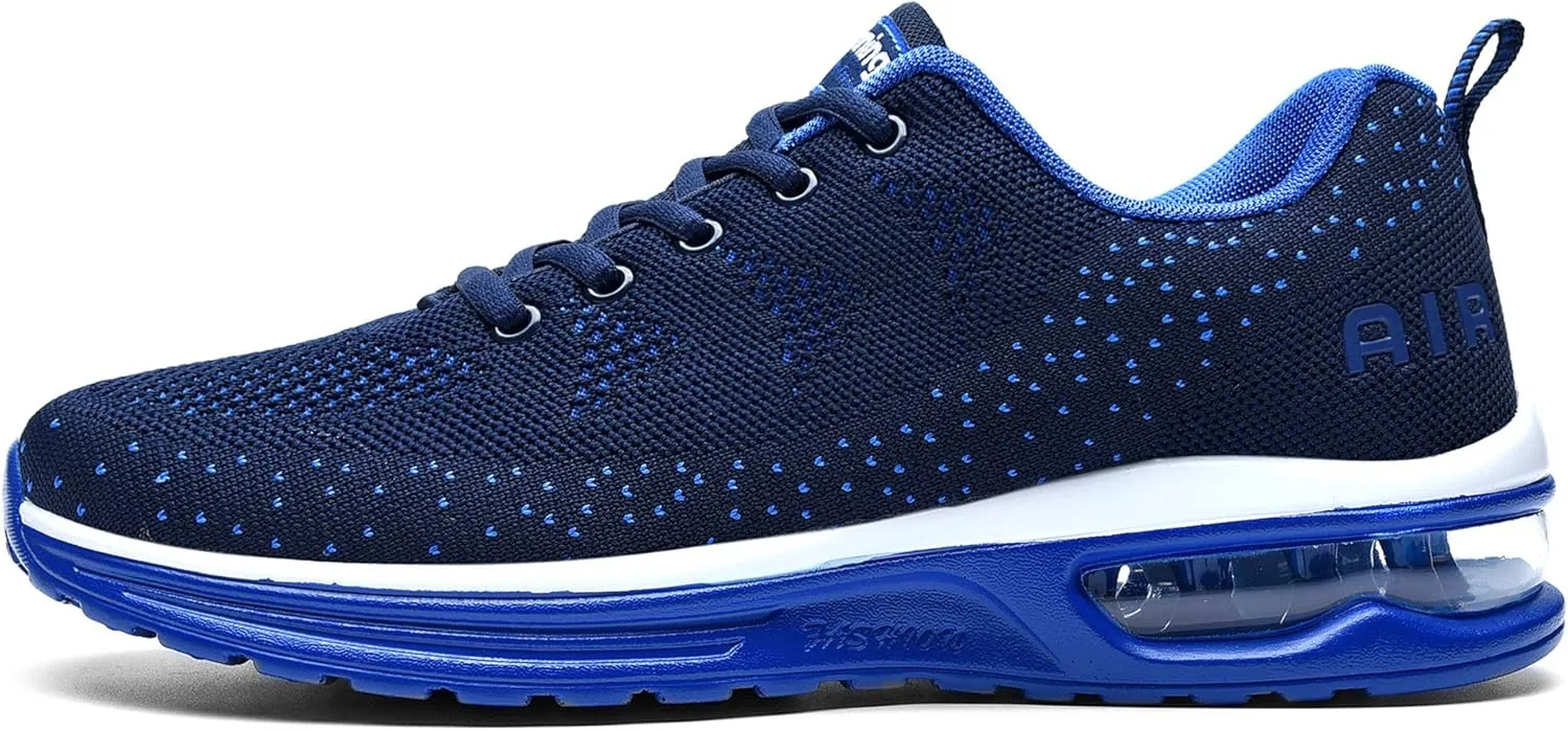 JARLIF Men's Lightweight Athletic Running Shoes Breathable Sport Air Fitness Gym Jogging Sneakers (Size 6.5-12.5)