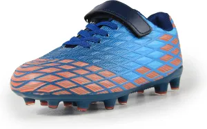Kids Soccer Cleats Outdoor Firm Ground Athletic Shoes