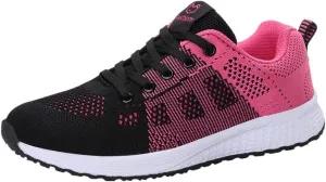 Ladies Mesh Breathable Non Slip Casual Walking Shoes Comfortable Lighweight Sneakers Low Top Slip on Soft Sole Outdoor Sports Shoes for Women
