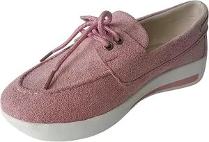 Ladmiple Shoes For Women Sneakers Slip Ons Breathe Walking Shoes Casual Fashion Non Slip Platform Running Tennis Shoes
