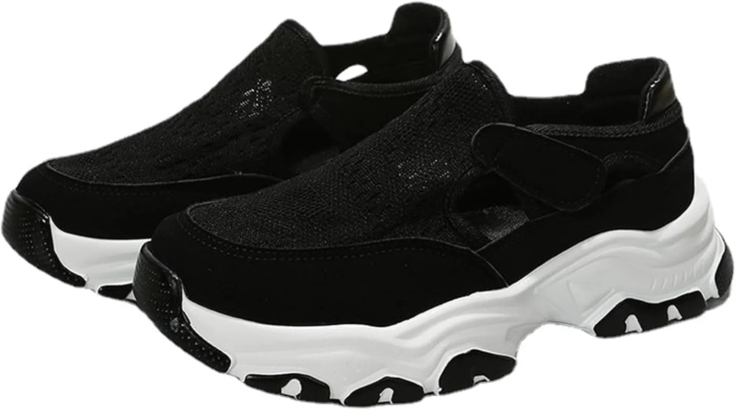 Ladmiple Shoes For Women Sneakers Slip Ons Memory Foam Comfort Walking Shoes Fashion Casual Summer Platform Flats Loafer