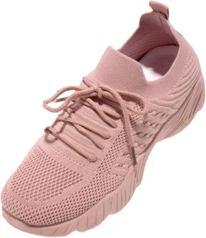 Lausiuoe Running Shoes For Women Arch Support Lightweight Tennis Shoes Non Slip Gym Workout Breathable Walking Sneakers