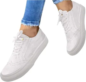 Lausiuoe Shoes For Women Flats Comfortable Dressy Women's Canvas Shoes Low Cut Sneaker Casual Walking Shoes Classic Fall Fashion Lightweight Soft Comfort Breathable Slip On Flat Loafers