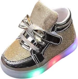 Light Up High Top Shoes for Toddler Kids Glowing Luminous Flashing Sneakers Baby Boys Girls Casual Fashion Shoes