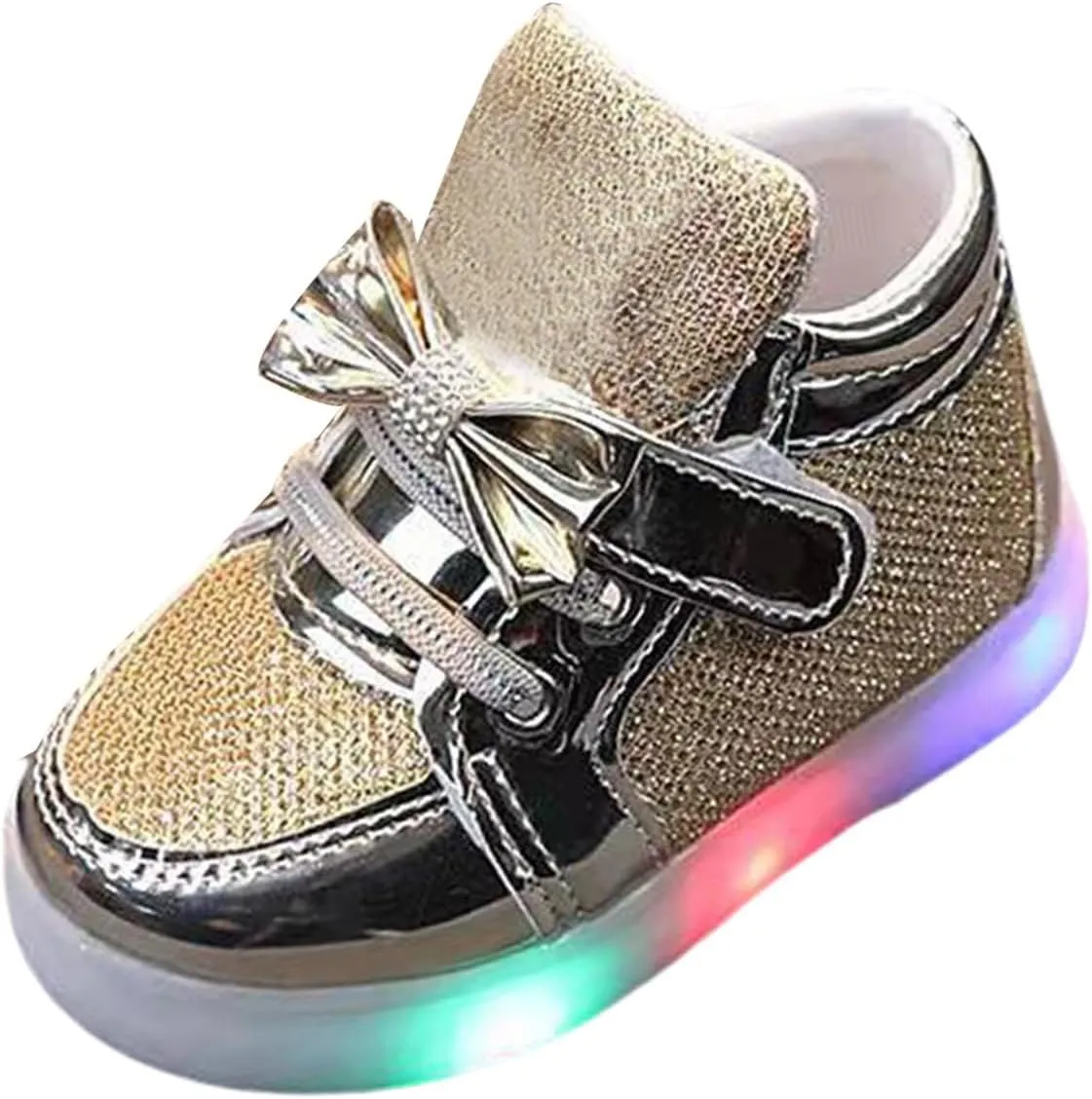Light Up High Top Shoes for Toddler Kids Glowing Luminous Flashing Sneakers Baby Boys Girls Casual Fashion Shoes