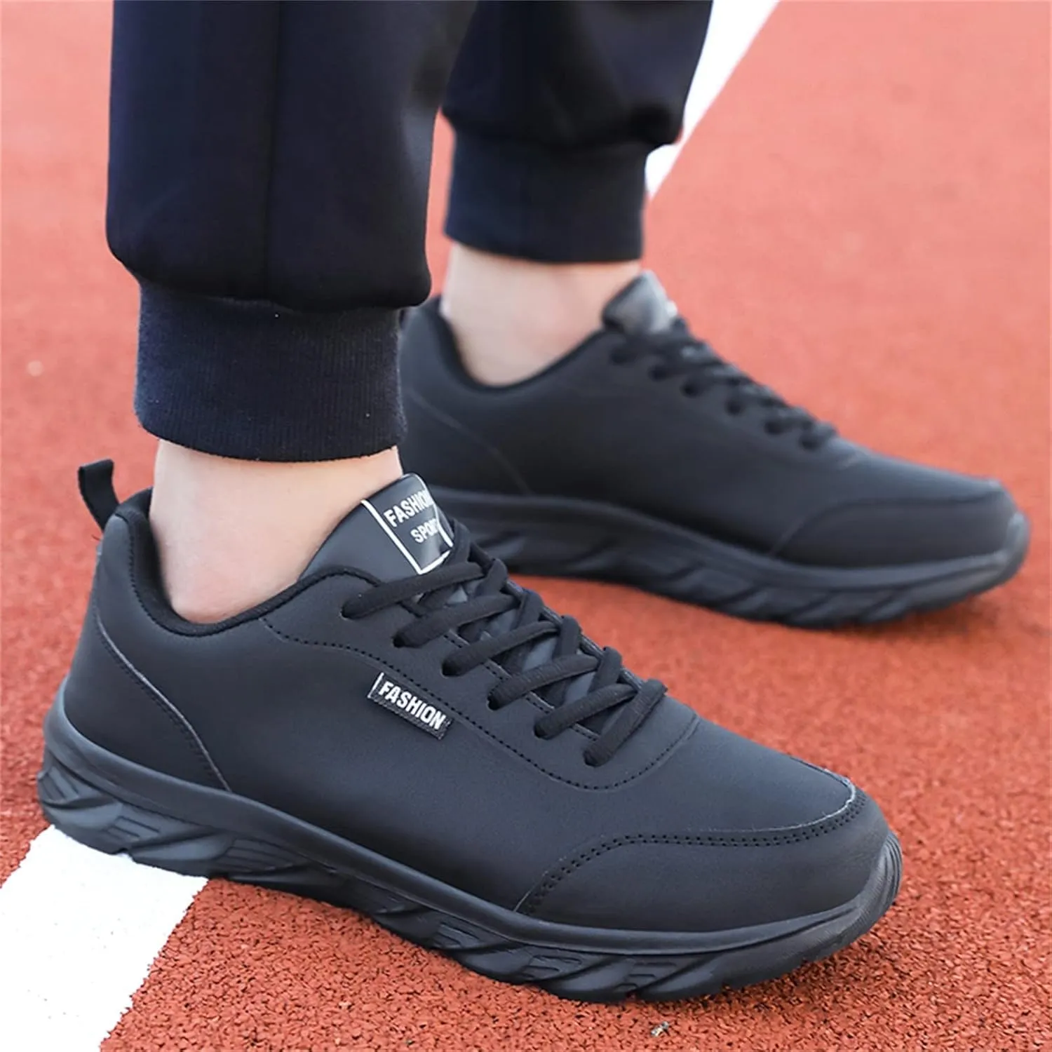 Lightweight Arch Support Sneakers for Men Breathable Casual Comfortable Walking Sneaker Non Slip Walking Shoes