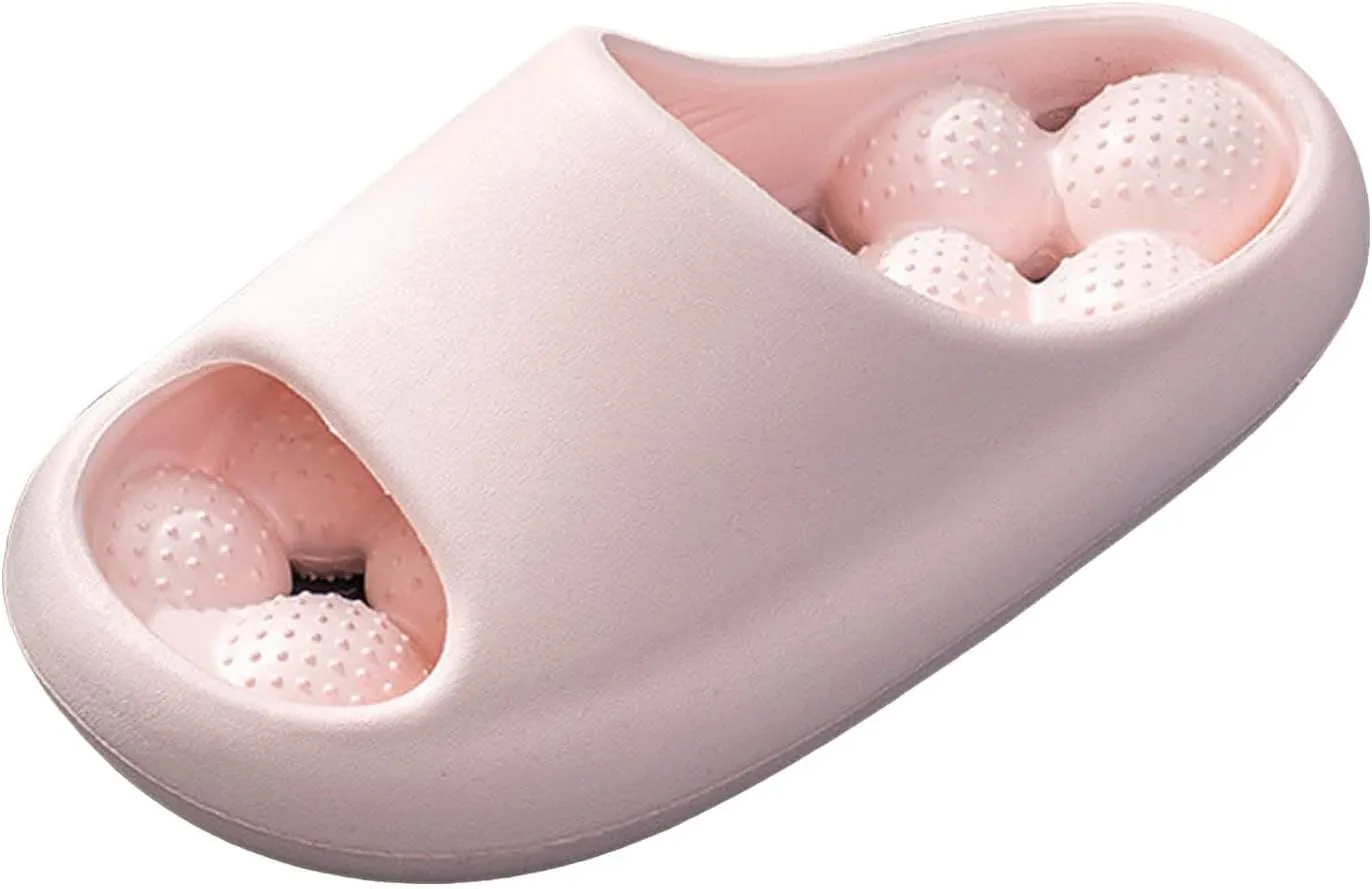 Lightweight Pillow Slippers for Women Indoor Home Beach Non Slip Sandal Beach Sandals Women's Flat Slippers