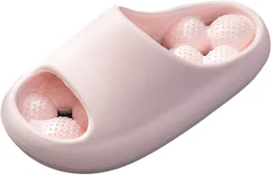 Lightweight Pillow Slippers for Women Indoor Home Beach Non Slip Sandal Beach Sandals Women's Flat Slippers