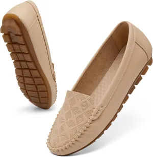 Loafers for Women PU Leather Penny Women's Loafers&Slip-ons Soft Rubber Sole Shoes Standing for a Long time