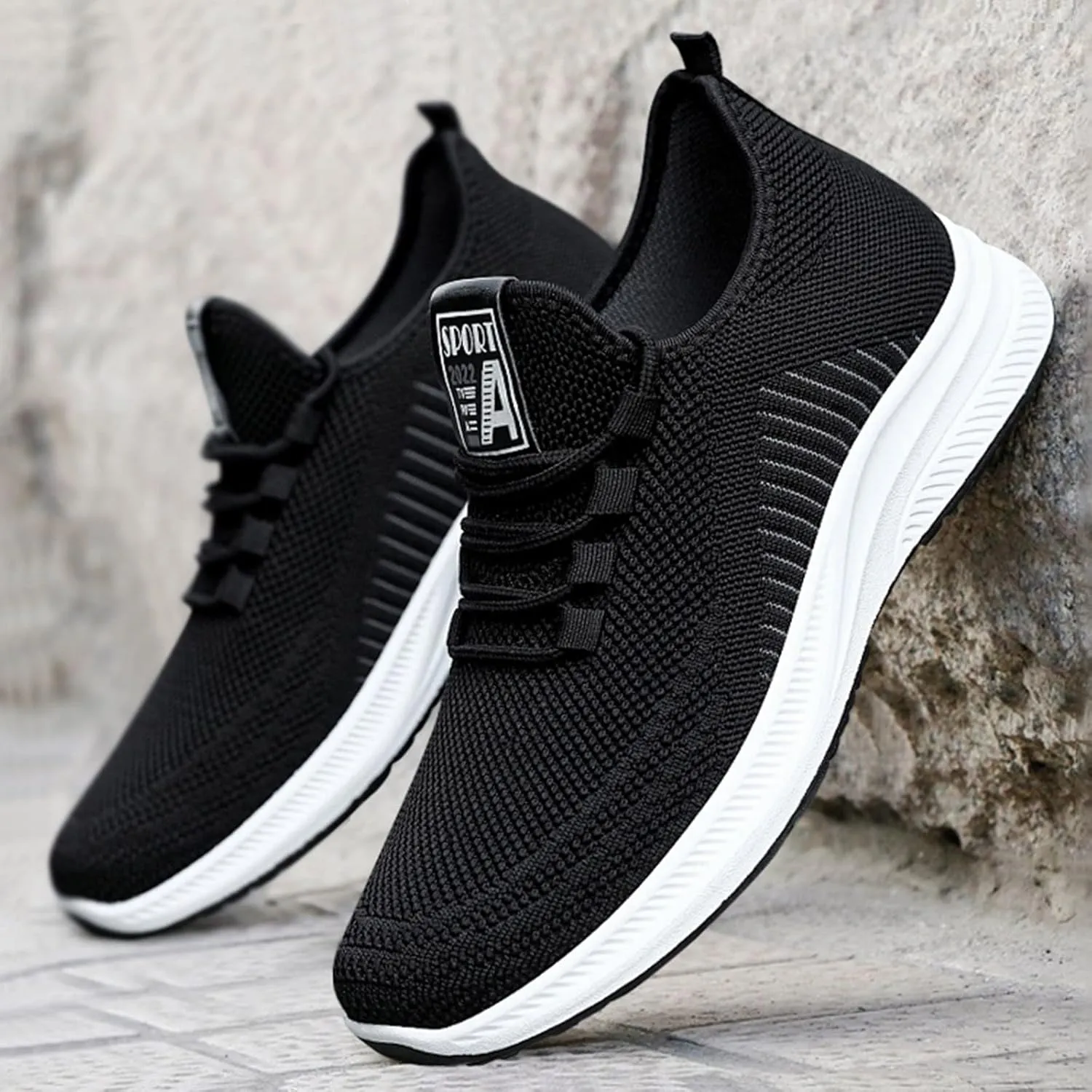 Men and Winter Comfortable Fashion Lightweight Breathable Soft Solid Color Slip On Sneaker Crease Shield Men Shoes