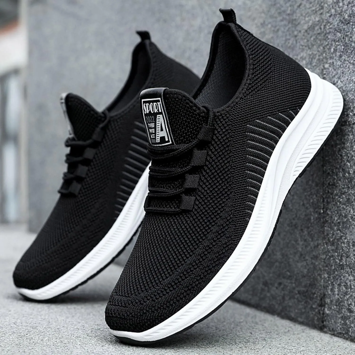 Men and Winter Comfortable Fashion Lightweight Breathable Soft Solid Color Slip On Sneaker Crease Shield Men Shoes