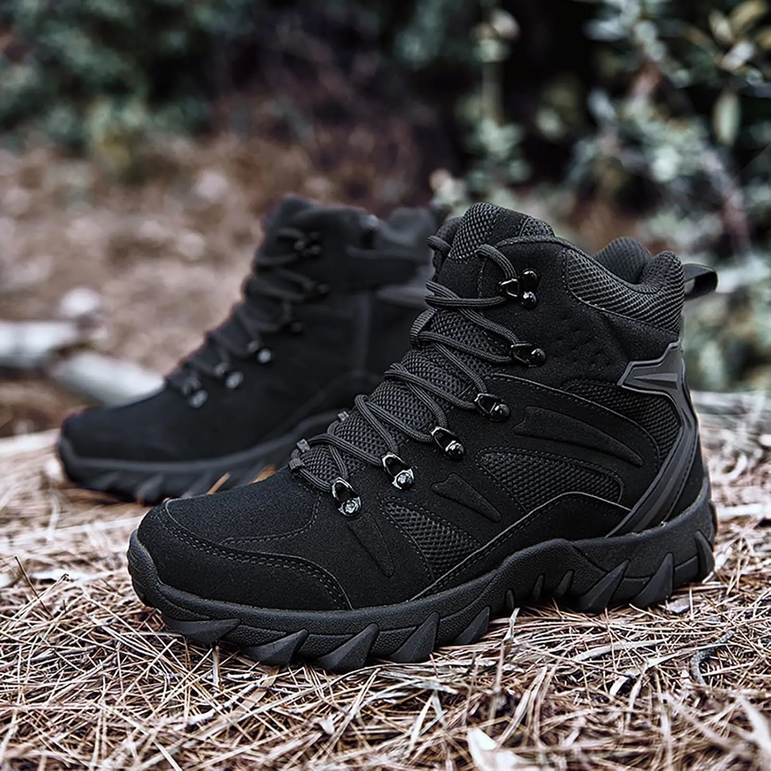 Men Military Boots Tactical Boots Combat Boots Breathable Police Patrol Boots Lightweight Army Boots Waterproof Hiking Boots