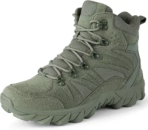 Men Military Boots Tactical Boots Combat Boots Breathable Police Patrol Boots Lightweight Army Boots Waterproof Hiking Boots
