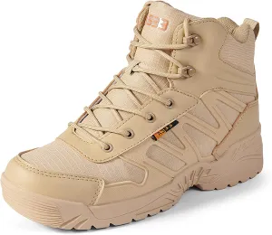 Men Military Boots Tactical Boots Combat Boots Breathable Police Patrol Boots Lightweight Army Boots Waterproof Hiking Boots