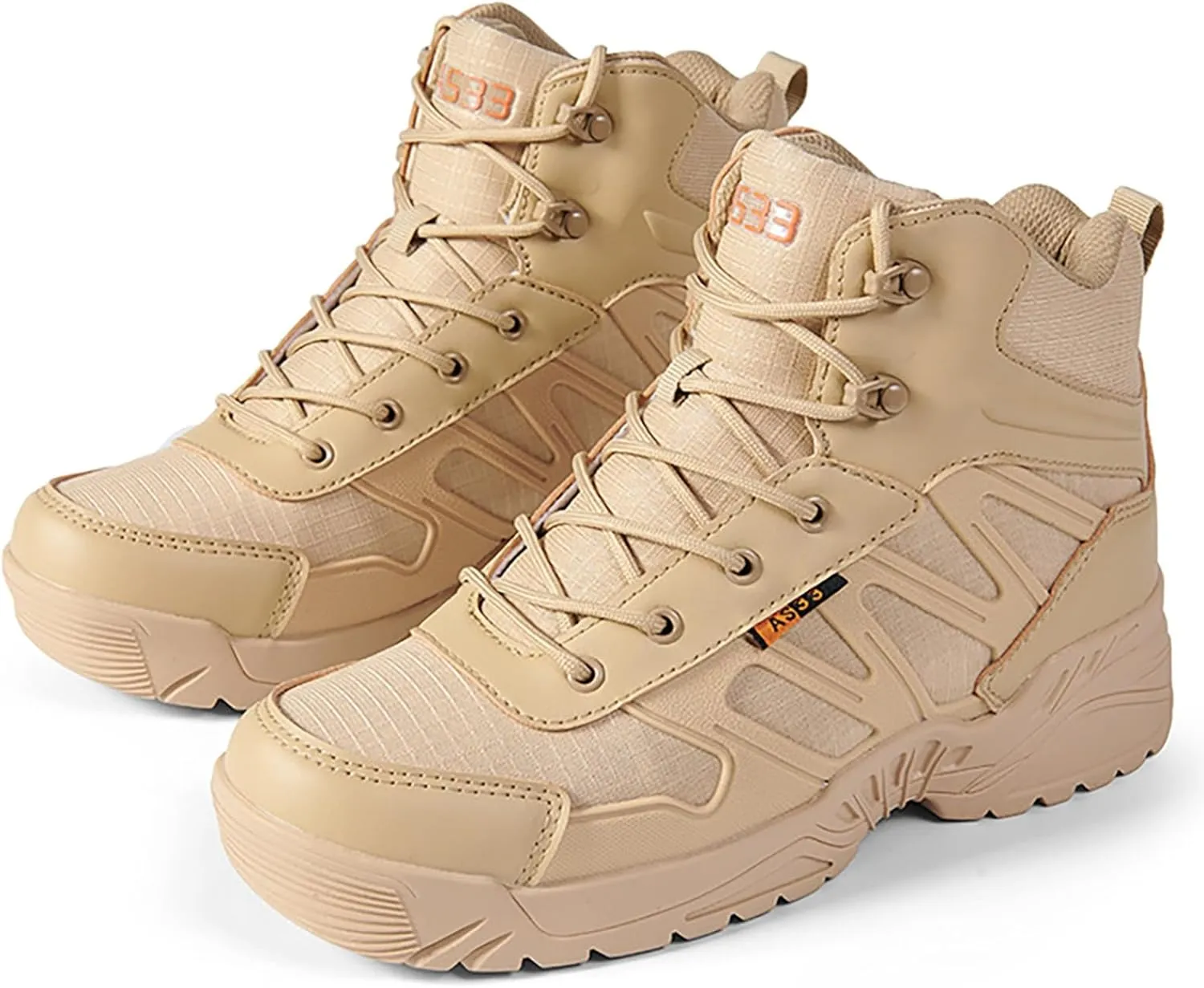 Men Military Boots Tactical Boots Combat Boots Breathable Police Patrol Boots Lightweight Army Boots Waterproof Hiking Boots