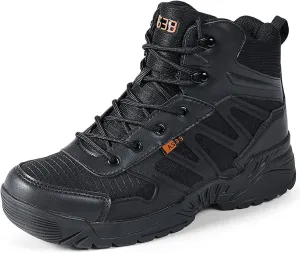 Men Military Boots Tactical Boots Combat Boots Breathable Police Patrol Boots Lightweight Army Boots Waterproof Hiking Boots