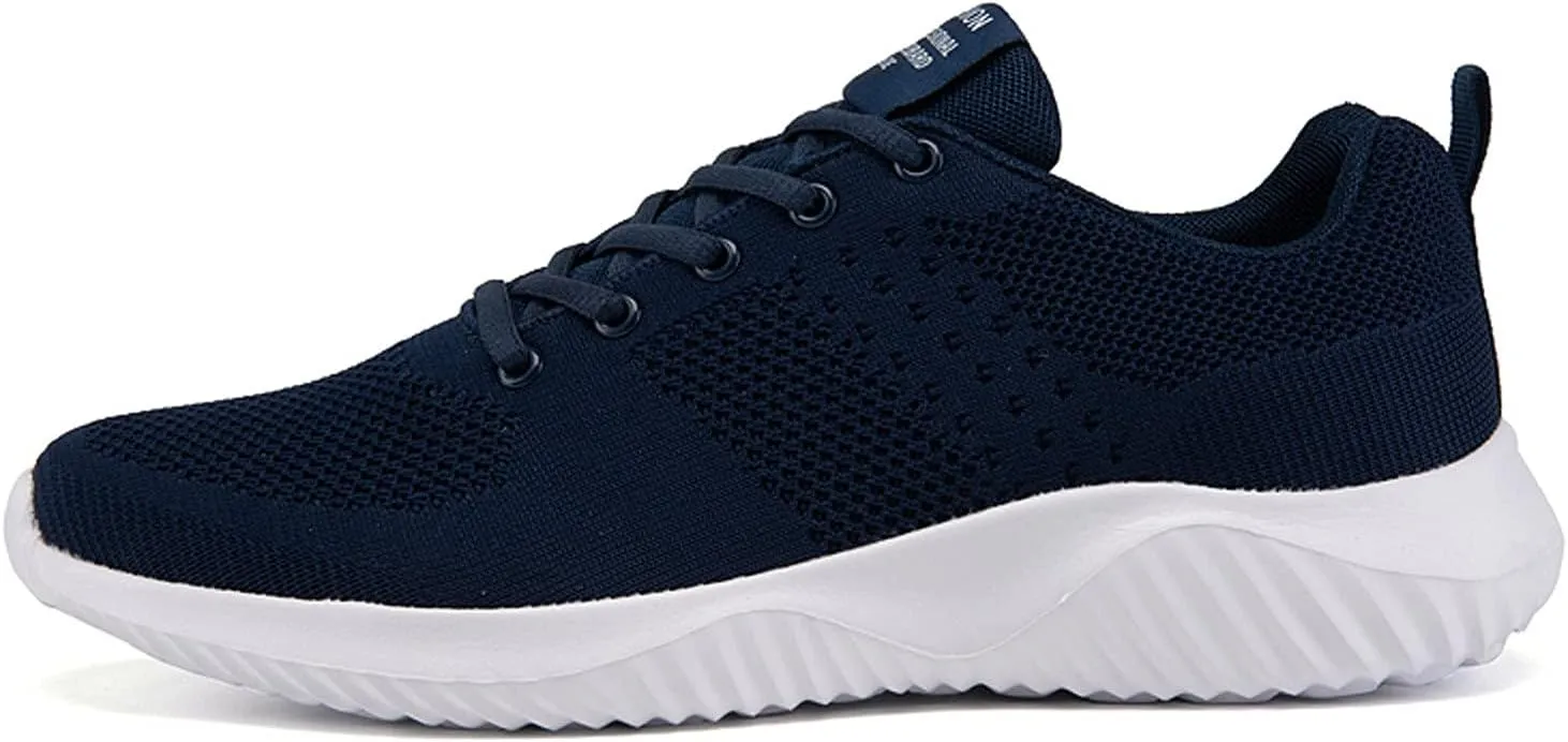 Men's Arch Support Insole Shoes Comfortable Breathable Lightweight Tennis Shoe Convenient Elderly Slip on Shoes