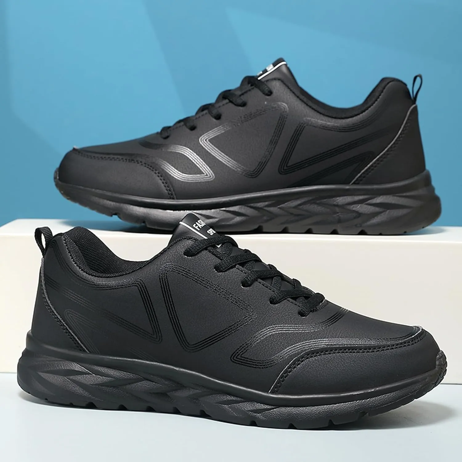 Men's Arch Support Walking Shoes Comfortable Lightweight Casual Walking Shoe Breathable Diabetic Shoes for Men