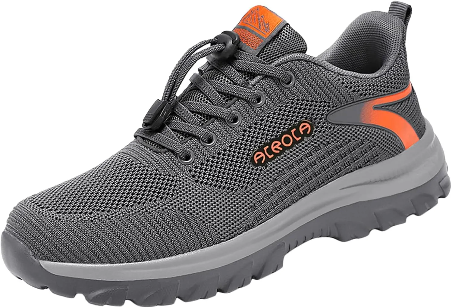 Mens Breathable Lace Up Running Shoes Recovery Air Athletic Running Tennis Shoe Men's Arch Support Insole Shoes