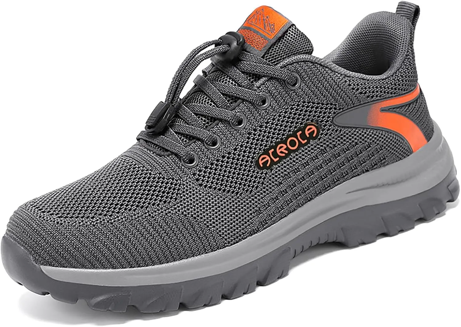 Mens Breathable Lace Up Running Shoes Recovery Air Athletic Running Tennis Shoe Men's Arch Support Insole Shoes