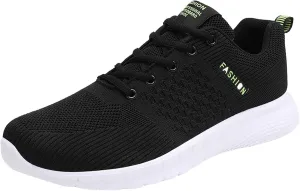 Men's Breathable Mesh Running Shoes Comfortable Lightweight Casual Walking Shoe Men's Arch Support Insole Shoes